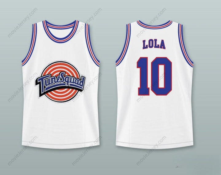 CUSTOM ANY Name Number SPACE JAM TUNE SQUAD LOLA BUNNY 10 BASKETBALL JERSEY STITCH SEWN Top Stitched S-6XL