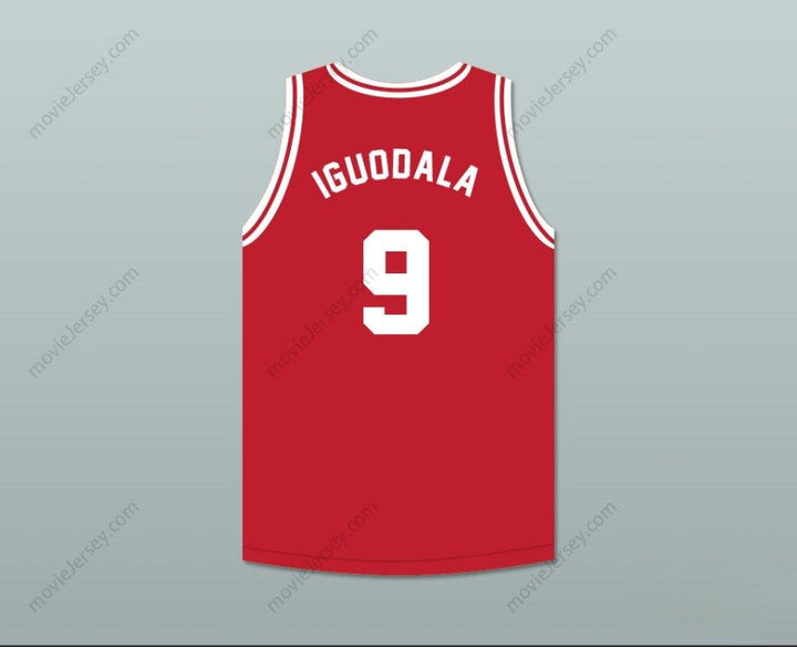 CUSTOM ANY Name Number ANDRE IGUODALA 9 TIJUANA PIRANHAS RED BASKETBALL JERSEY MEXICAN EXPANSION TEAM Top Stitched S-6XL