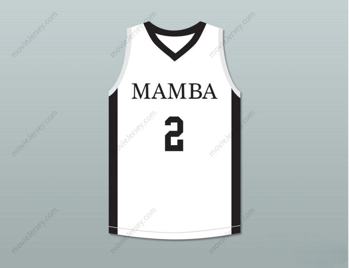 CUSTOM ANY Name Number GIANNA BRYANT 2 MAMBA BALLERS WHITE BASKETBALL JERSEY VERSION 3 Top Stitched S-6XL