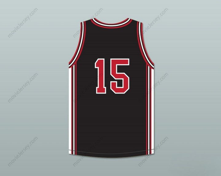 CUSTOM ANY Name Number JAMES WORTHY LARRY 15 BLACK BASKETBALL JERSEY IN THE HOUSE Top Stitched S-6XL