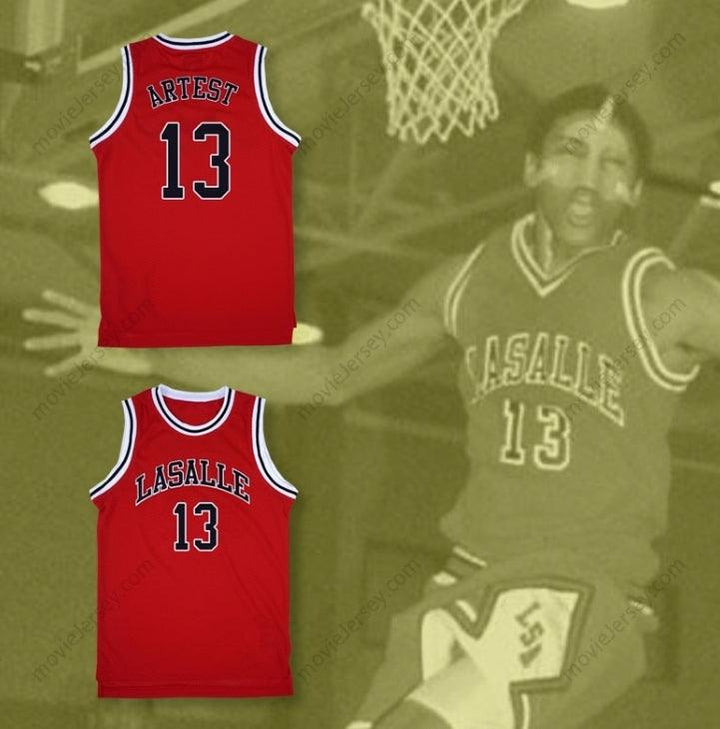 CUSTOM ANY Name Number METTA WORLD PEACE RON ARTEST 13  ACADEMY CARDINALS BASKETBALL JERSEY Top Stitched S-6XL