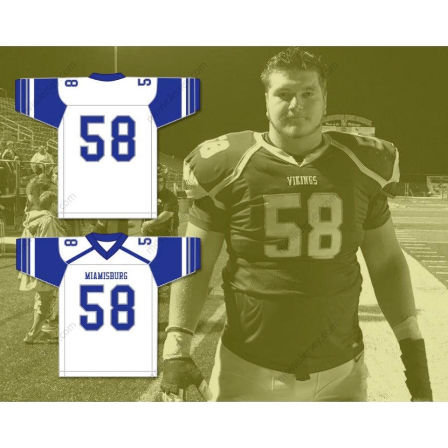 CUSTOM ANY Name Number JOSH MYERS 58  HIGH SCHOOL Football Jersey Top Stitched S-6XL