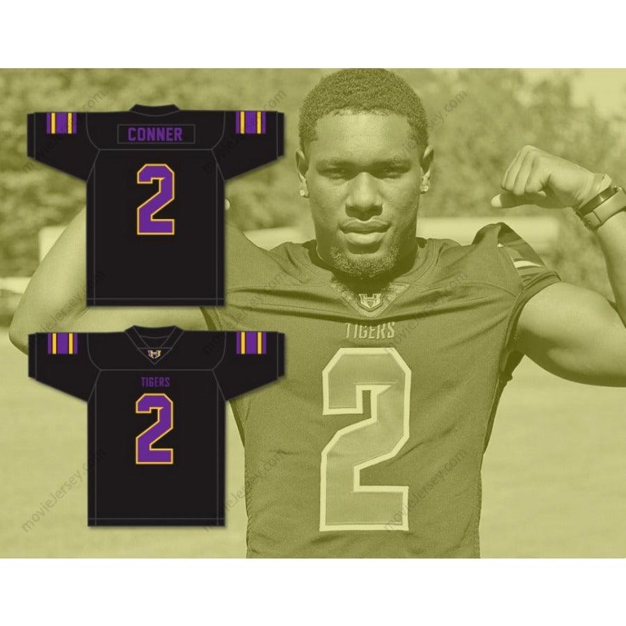 CUSTOM ANY Name Number SNOOP CONNER 2 HATTIESBURG HIGH SCHOOL TIGERS Football Jersey Top Stitched S-6XL