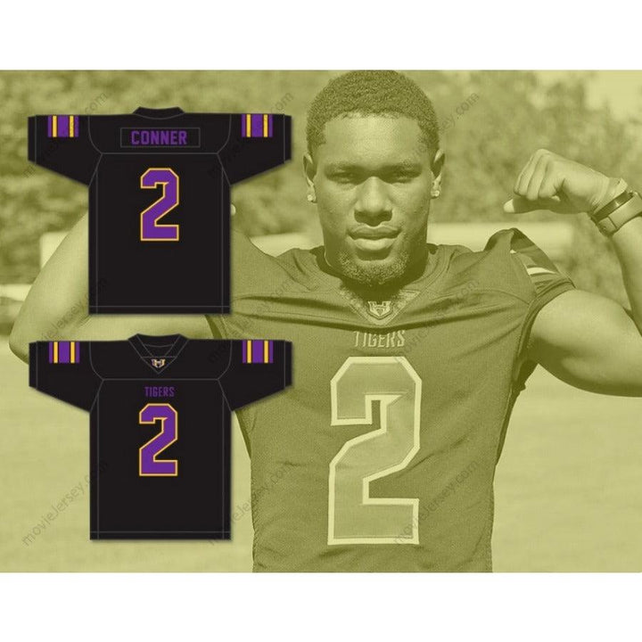 CUSTOM ANY Name Number SNOOP CONNER 2 HATTIESBURG HIGH SCHOOL TIGERS Football Jersey Top Stitched S-6XL