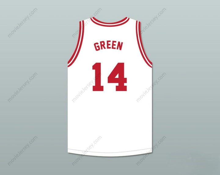 CUSTOM ANY Name Number DANNY GREEN 14 TIJUANA PIRANHAS WHITE BASKETBALL JERSEY MEXICAN EXPANSION TEAM Top Stitched S-6XL