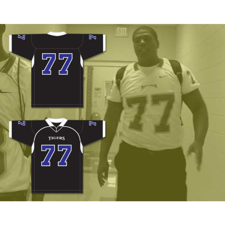 CUSTOM ANY Name Number O.C. BROWN 77 MANASSAS TIGERS HIGH SCHOOL Football Jersey Top Stitched S-6XL