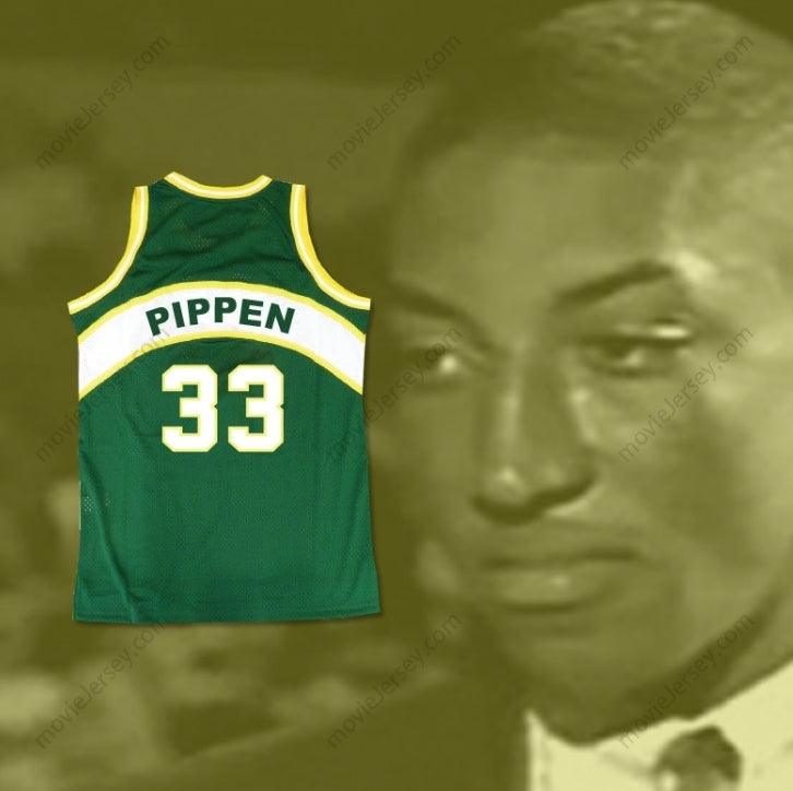 CUSTOM ANY Name Number SCOTTIE PIPPEN 33 1987 DRAFT TEAM BASKETBALL JERSEY Top Stitched S-6XL