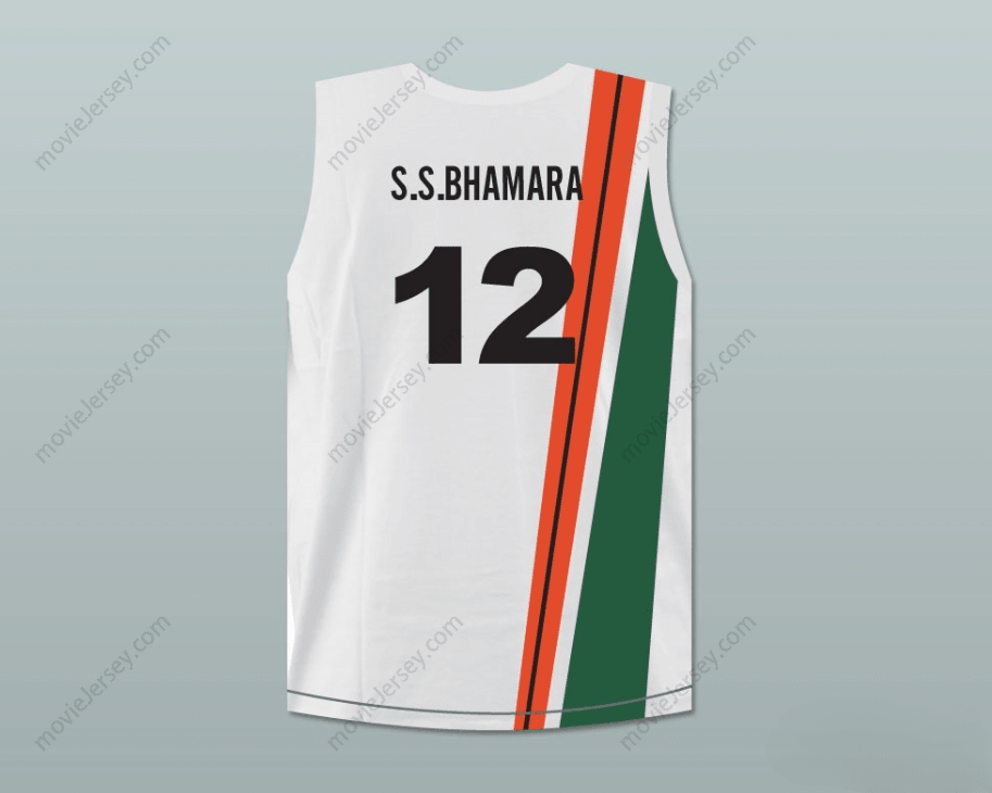 CUSTOM ANY Name Number SATNAM SINGH BHAMARA INDIA BASKETBALL JERSEY ANY PLAYER OR NUMBER STITCH SEWN Top Stitched S-6XL