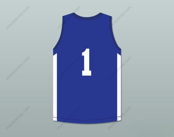 CUSTOM ANY Name Number LAMELO BALL 1 SPIRE  BLUE BASKETBALL JERSEY Top Stitched S-6XL