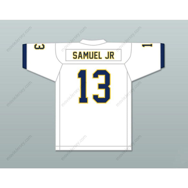 CUSTOM ANY Name Number ASANTE SAMUEL JR. 13   AQUINAS HIGH SCHOOL RAIDERS Top Stitched S-6XL