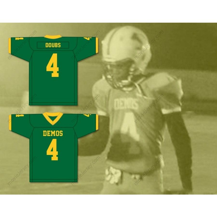 CUSTOM ANY Name Number ROMEO DOUBS 4 JEFFERSON HIGH SCHOOL DEMOCRATS Football Jersey Top Stitched S-6XL