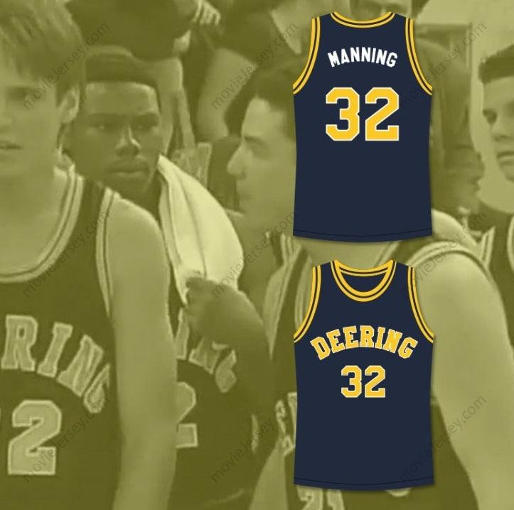 CUSTOM ANY Name Number HANG TIME MICHAEL MANNING 32 DEERING TORNADOS HIGH SCHOOL BASKETBALL JERSEY Top Stitched S-6XL