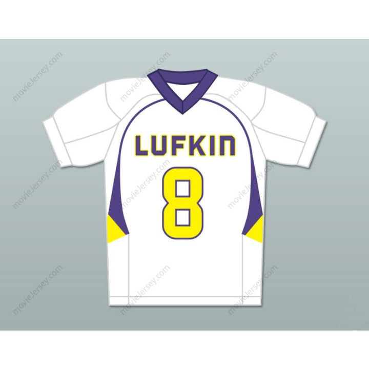 CUSTOM ANY Name Number DEZ BRYANT 8 LUFKIN HIGH SCHOOL PANTHERS AWAY FOOTBALL JERSEY Top Stitched S-6XL