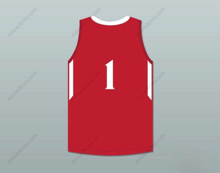 CUSTOM ANY Name Number BOL BOL 1 MATER DEI HIGH SCHOOL RED BASKETBALL JERSEY 1 Top Stitched S-6XL