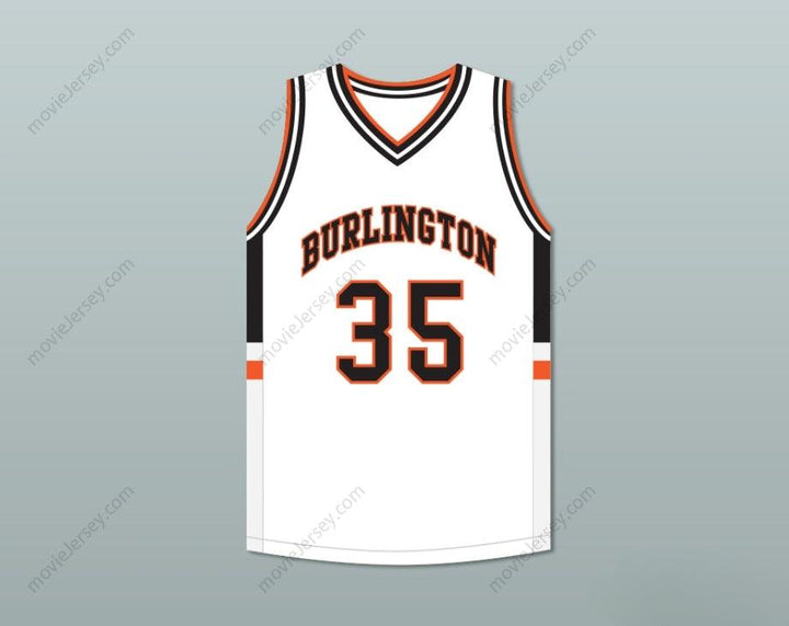 CUSTOM ANY Name Number TONY ROMO 35 BURLINGTON HIGH SCHOOL WHITE BASKETBALL JERSEY Top Stitched S-6XL