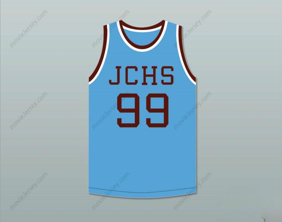 CUSTOM ANY Name Number GEORGE MIKAN 99 JOLIET CATHOLIC HIGH SCHOOL HILLTOPPERS LIGHT BLUE BASKETBALL JERSEY 2 Top Stitched S-6XL