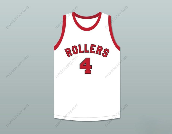 CUSTOM ANY Name Number DINO MARTIN 4 PROVIDENCE STEAMROLLERS WHITE BASKETBALL JERSEY 3 Top Stitched S-6XL