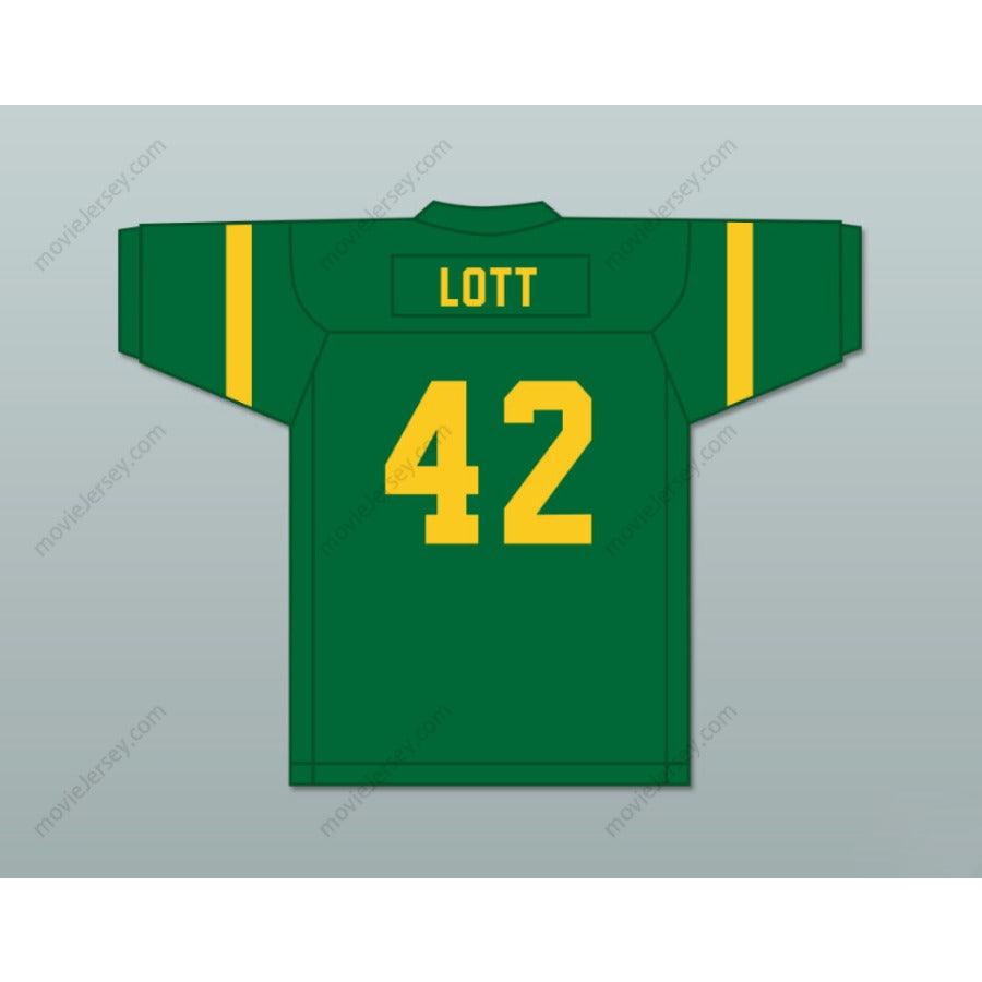 CUSTOM ANY Name Number RONNIE LOTT 42 EISENHOWER HIGH SCHOOL EAGLES GREEN FOOTBALL JERSEY Top Stitched S-6XL