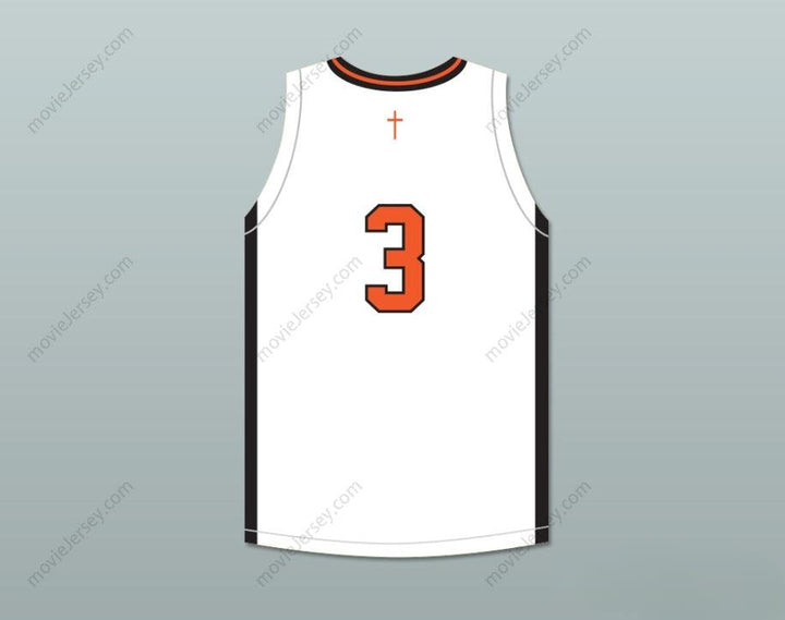 CUSTOM ANY Name Number BRANDON DURRETT 3 BISHOP HAYES TIGERS HOME BASKETBALL JERSEY THE WAY BACK Top Stitched S-6XL