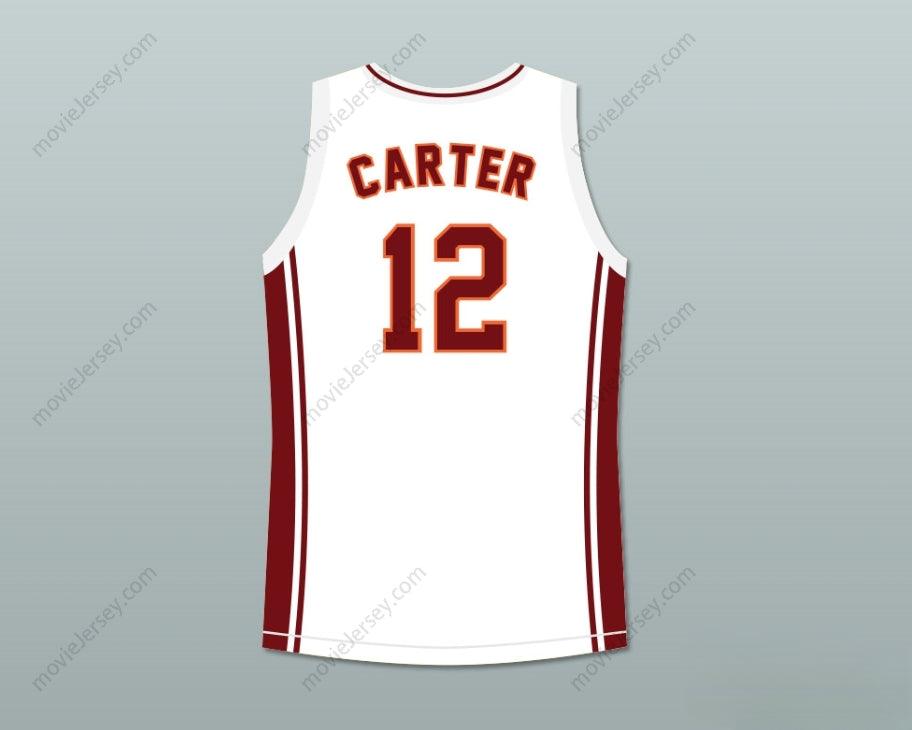 CUSTOM ANY Name Number ROBERT RI'CHARD DAMIEN CARTER 12 RICHMOND OILERS AWAY BASKETBALL JERSEY COACH CARTER Top Stitched S-6XL