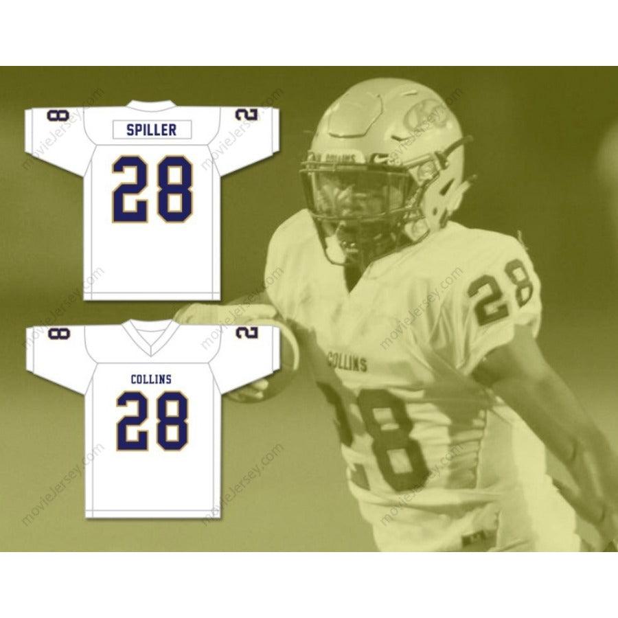 CUSTOM ANY Name Number ISAIAH SPILLER 28 KLEIN COLLINS HIGH SCHOOL TIGERS Football Jersey Top Stitched S-6XL