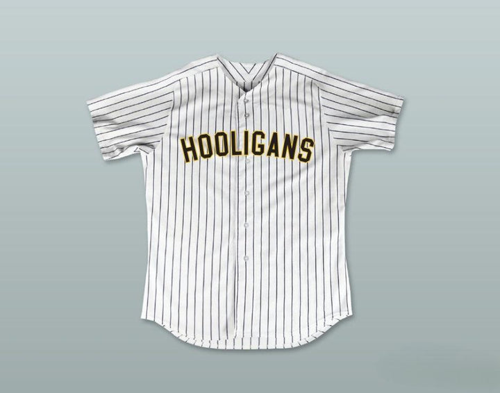 Custom Any Name Number BRUNO MARS 24K HOOLIGANS WHITE PINSTRIPED BASEBALL JERSEY BET AWARDS Top Stitched S-6XL