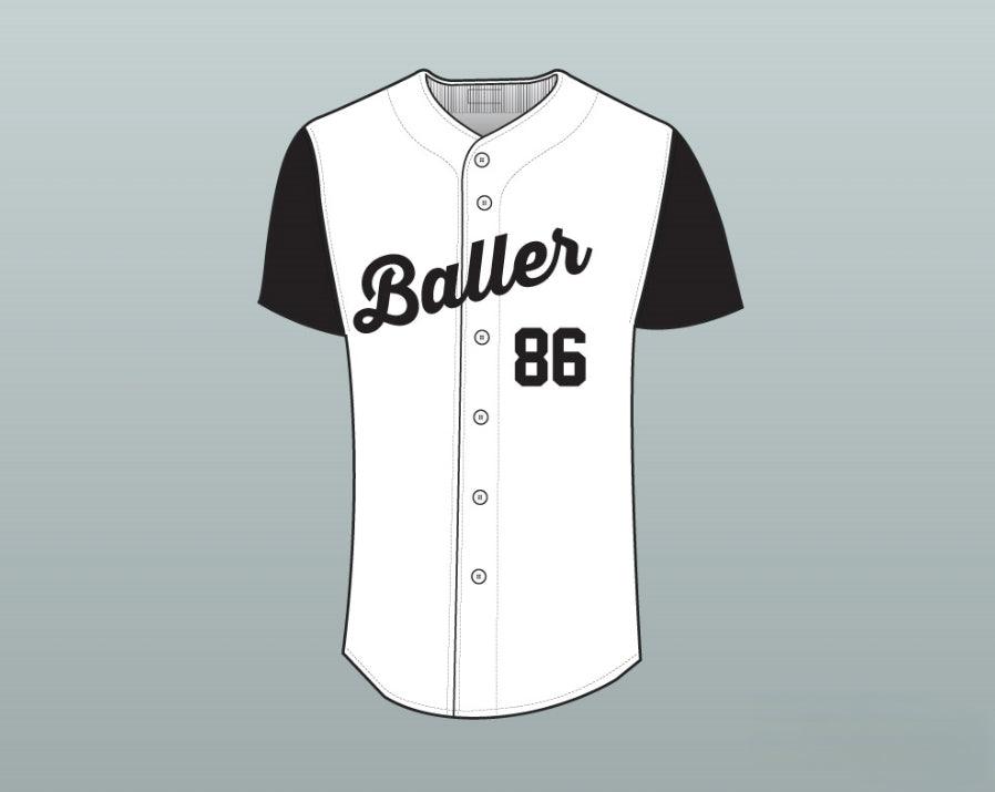 Custom Any Name Number BALLER BASEBALL JERSEY STITCH SEWN ANY PLAYER OR NUMBER NEW Top Stitched S-6XL