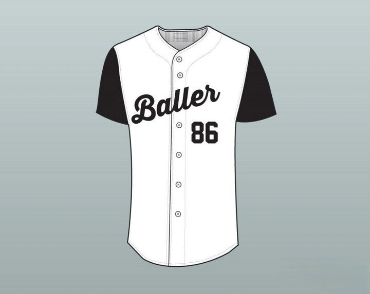 Custom Any Name Number BALLER BASEBALL JERSEY STITCH SEWN ANY PLAYER OR NUMBER NEW Top Stitched S-6XL