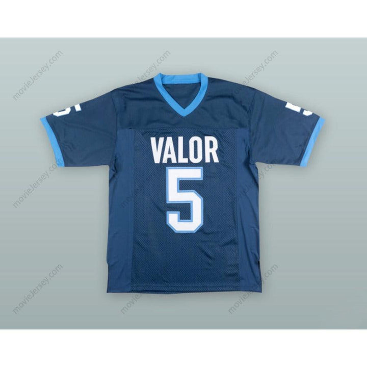CUSTOM ANY Name Number CHRISTIAN MCCAFFREY 5 VALOR CHRISTIAN HIGH SCHOOL  BLUE FOOTBALL JERSEY Top Stitched S-6XL