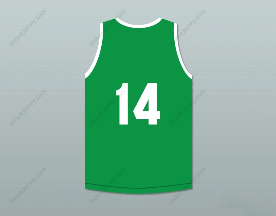 CUSTOM ANY Name Number 14 GREEN TOURNAMENT SHOOT OUT BASKETBALL JERSEY ABOVE THE RIM Top Stitched S-6XL