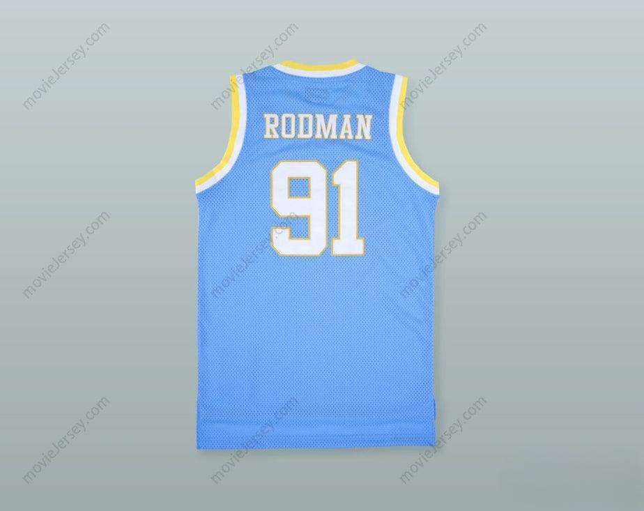 CUSTOM ANY Name Number DENNIS RODMAN 91 SOUTH OAK CLIFF HIGH SCHOOL BASKETBALL JERSEY Top Stitched S-6XL