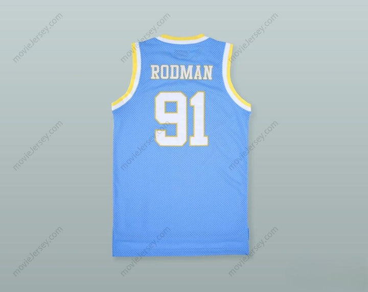 CUSTOM ANY Name Number DENNIS RODMAN 91 SOUTH OAK CLIFF HIGH SCHOOL BASKETBALL JERSEY Top Stitched S-6XL
