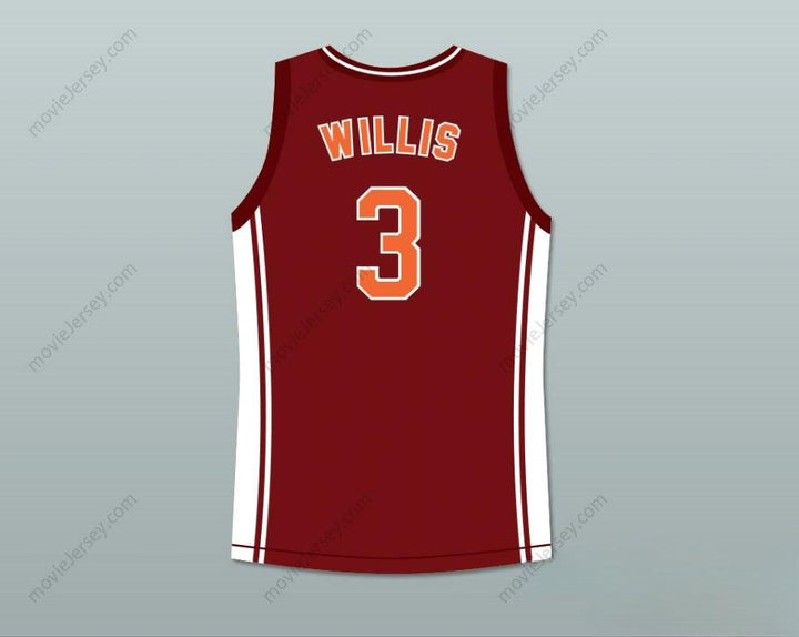 CUSTOM ANY Name Number ANTWON TANNER JARON 'WORM' WILLIS 3 RICHMOND OILERS HOME BASKETBALL JERSEY COACH CARTER Top Stitched S-6XL