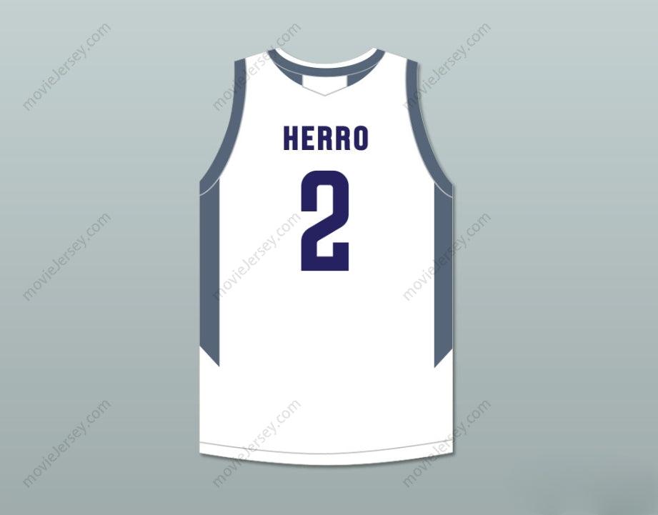 CUSTOM ANY Name Number TYLER HERRO 2  PLAYGROUND BASKETBALL WHITE BASKETBALL JERSEY Top Stitched S-6XL
