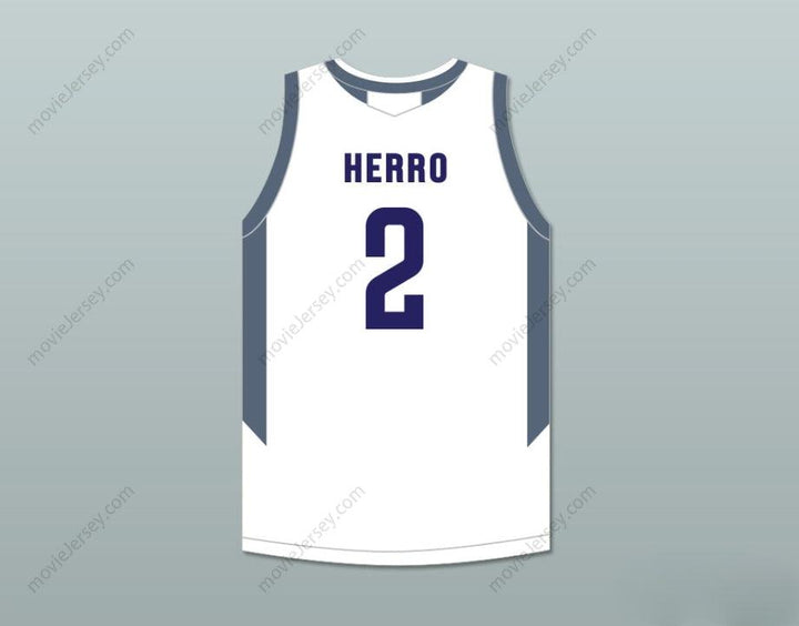 CUSTOM ANY Name Number TYLER HERRO 2  PLAYGROUND BASKETBALL WHITE BASKETBALL JERSEY Top Stitched S-6XL