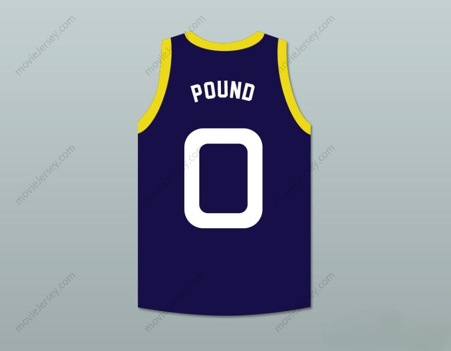 CUSTOM ANY Name Number  POUND 0 MONSTARS DARK BLUE BASKETBALL JERSEY SPACE JAM Top Stitched S-6XL