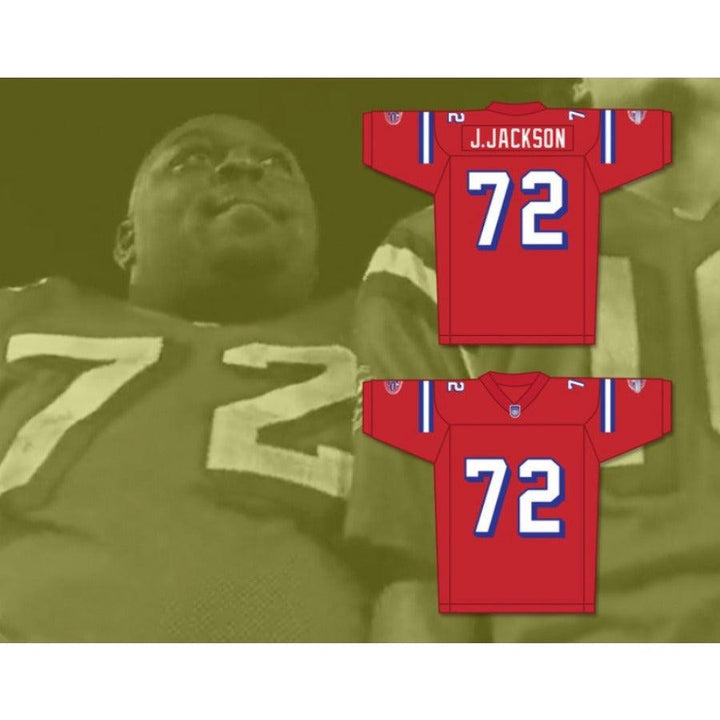CUSTOM ANY Name Number JAMAL JACKSON 72 WASHINGTON SENTINELS HOME Football Jersey Top Stitched S-6XL
