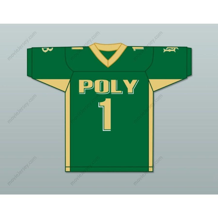 CUSTOM ANY Name Number DESEAN JACKSON 1 LONG BEACH POLYTECHNIC HIGH SCHOOL JACKRABBITS Football Jersey Top Stitched S-6XL