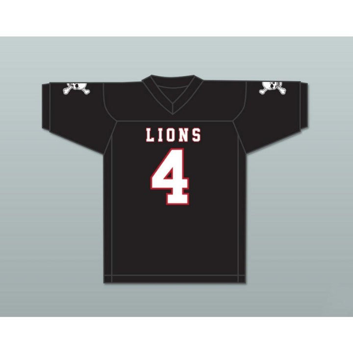 CUSTOM ANY Name Number WYATT ROBERTS 4 EMCC LIONS ALTERNATE Football Jersey Top Stitched S-6XL