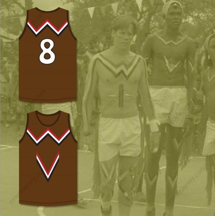CUSTOM ANY Name Number SALEH WINTAMBUH 8 WINABI BASKETBALL JERSEY THE AIR UP THERE Top Stitched S-6XL