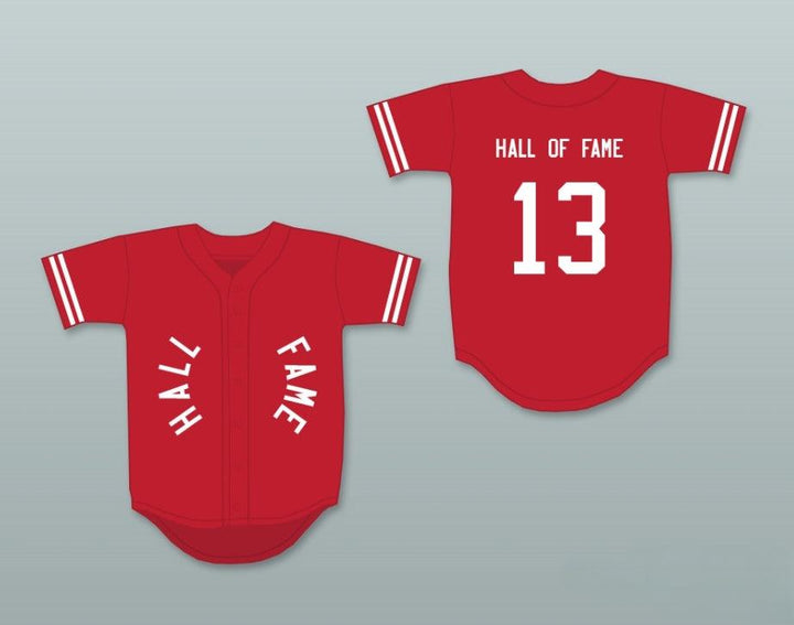 Custom Any Name Number HALL OF FAME 13 RED BASEBALL JERSEY Top Stitched S-6XL