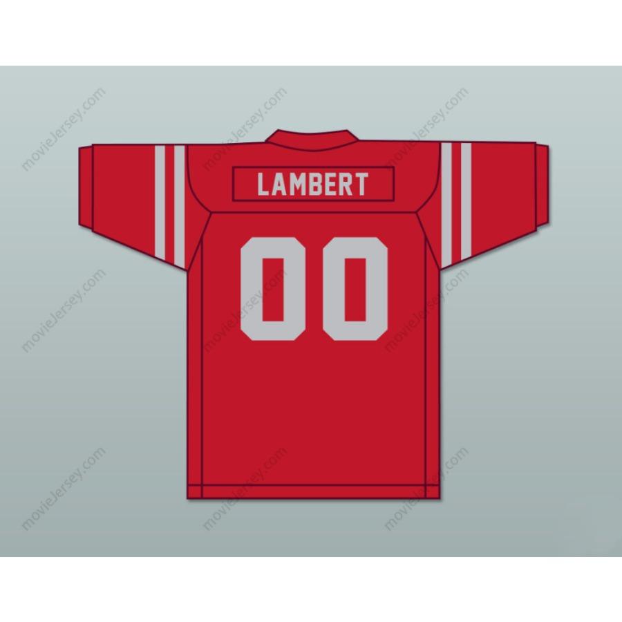 CUSTOM ANY Name Number JACK LAMBERT 00 CRESTWOOD HIGH SCHOOL RED DEVILS RED FOOTBALL JERSEY Top Stitched S-6XL