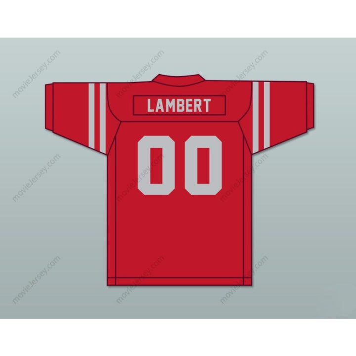 CUSTOM ANY Name Number JACK LAMBERT 00 CRESTWOOD HIGH SCHOOL RED DEVILS RED FOOTBALL JERSEY Top Stitched S-6XL