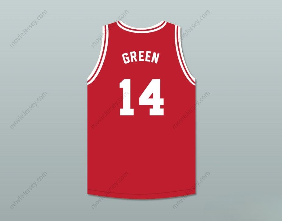 CUSTOM ANY Name Number DANNY GREEN 14 TIJUANA PIRANHAS RED BASKETBALL JERSEY MEXICAN EXPANSION TEAM Top Stitched S-6XL