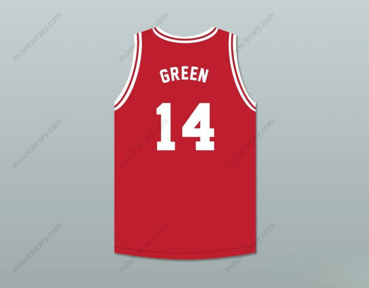 CUSTOM ANY Name Number DANNY GREEN 14 TIJUANA PIRANHAS RED BASKETBALL JERSEY MEXICAN EXPANSION TEAM Top Stitched S-6XL