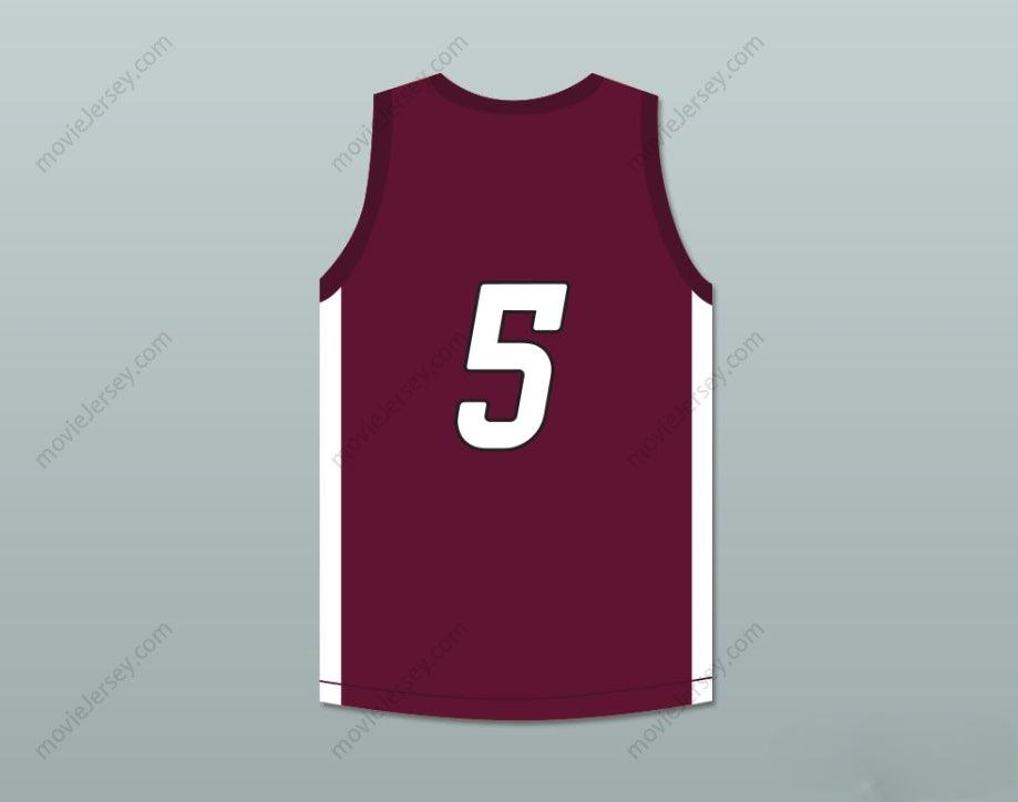 CUSTOM ANY Name Number PATRICK MAHOMES 5 WHITEHOUSE HIGH SCHOOL WILDCATS MAROON BASKETBALL JERSEY 1 Top Stitched S-6XL