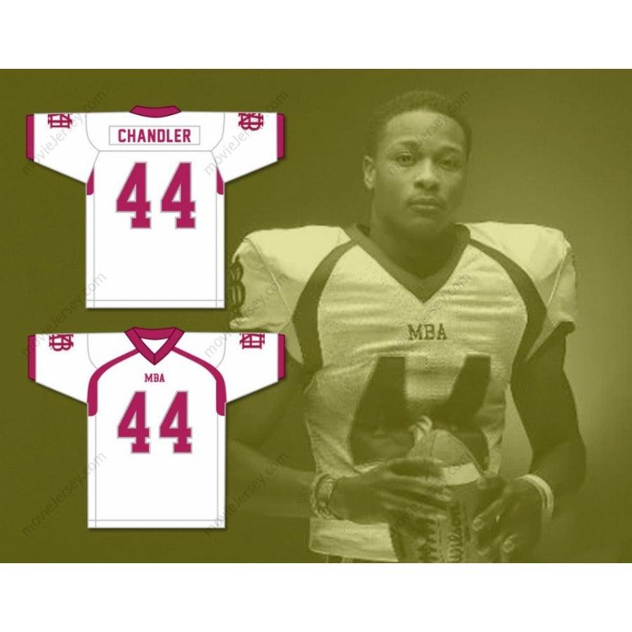 CUSTOM ANY Name Number TY CHANDLER 44 MONTGOMERY BELL ACADEMY BIG REDS WHITE Football Jersey Top Stitched S-6XL