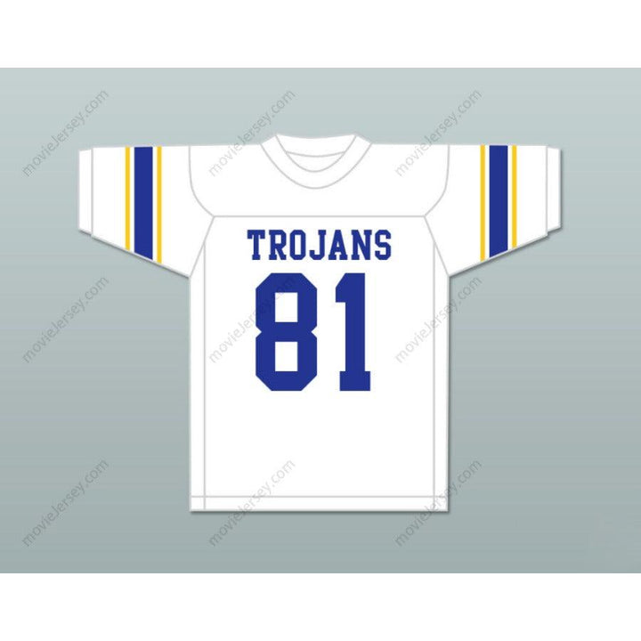 CUSTOM ANY Name Number DICK LANE 81 ANDERSON HIGH SCHOOL TROJANS WHITE FOOTBALL JERSEY Top Stitched S-6XL