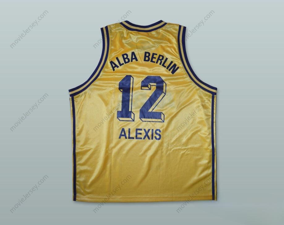 CUSTOM ANY Name Number WENDELL ALEXIS 12 ALBA BERLIN BASKETBALL JERSEY Top Stitched S-6XL