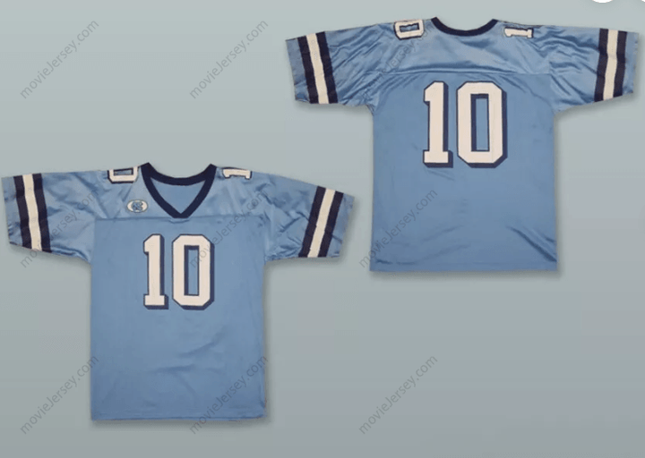 CUSTOM ANY Name Number NORTH CAROLINA TAR HEELS 10 FOOTBALL JERSEY  Stitched S-6XL